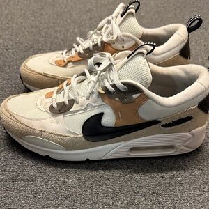 Nike Cream and Black Sneakers with Tan Accents